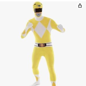 Yellow power ranger morph suit